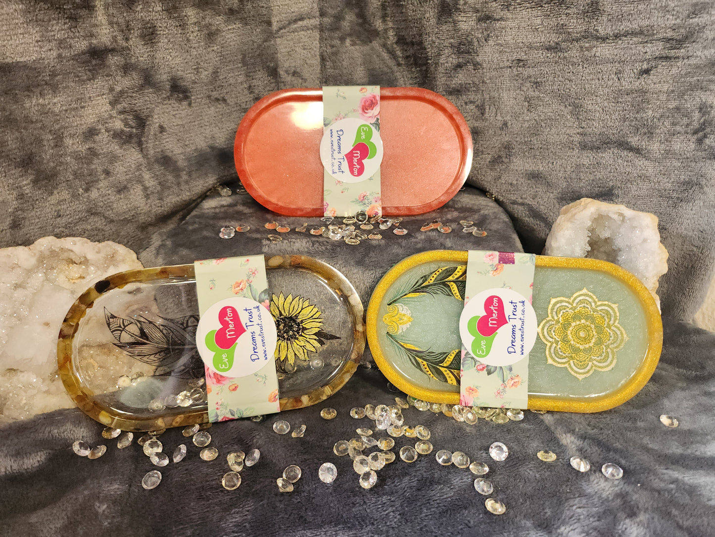 Resin Oval Jewellery Tray